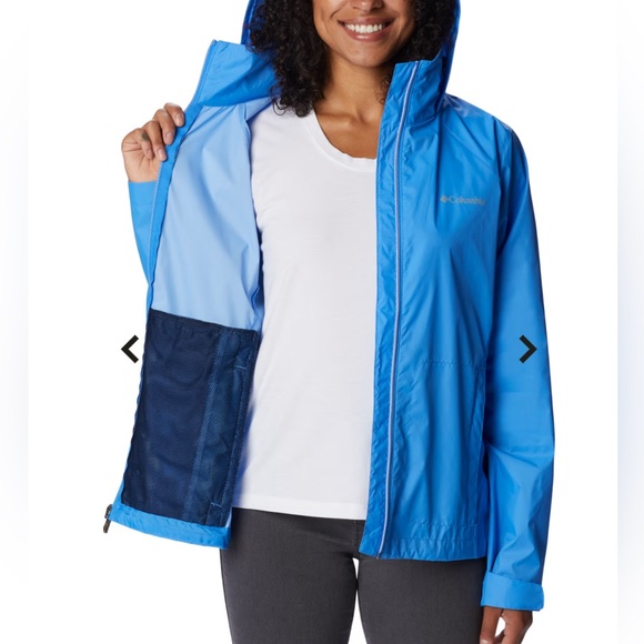 NWT Columbia Switchback III Waterproof Jacket for Ladies - Harbor Blue - 1X - Picture 6 of 12